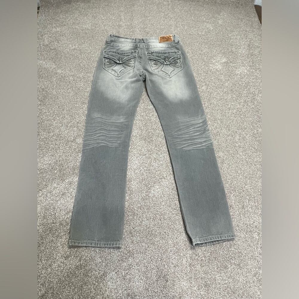 retro Y2K trendy classic streetwear urban  King maker straight jeans sz 32x32